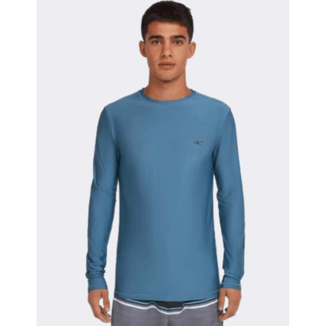 Oneill Essentials Skin Men Beach Rashguard Copen Blue - Medaid International