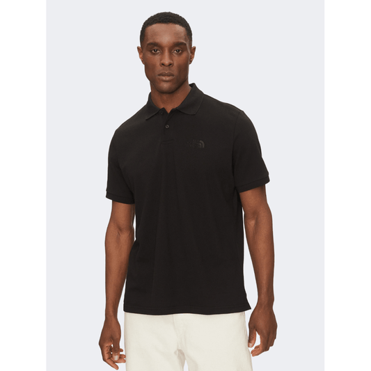 The North Face Essential Men Lifestyle Polo Short Sleeve Black - Medaid International