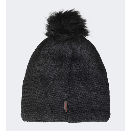 Buff Knitted Women Lifestyle Beanie Black - Medaid International