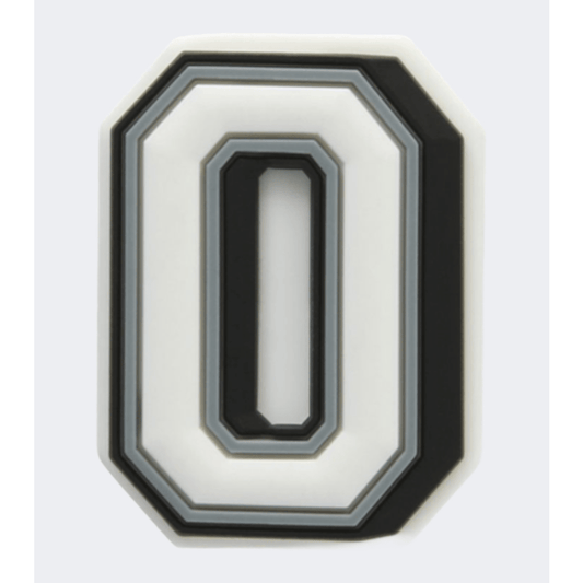 Crocs Letter O Unisex Lifestyle Pins White/Black/Grey - Medaid International