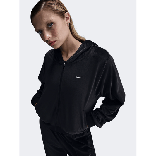 Nike Sportswear Chill Knit Women Lifestyle Hoody Black - Medaid