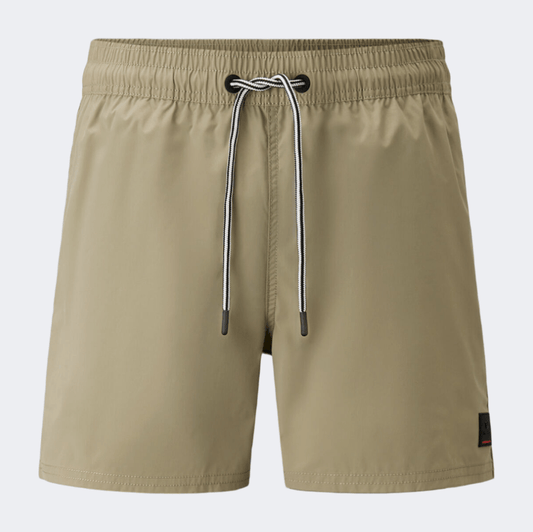 Fire And Ice Nelson2 Men Beach Swim Short Khaki - Medaid