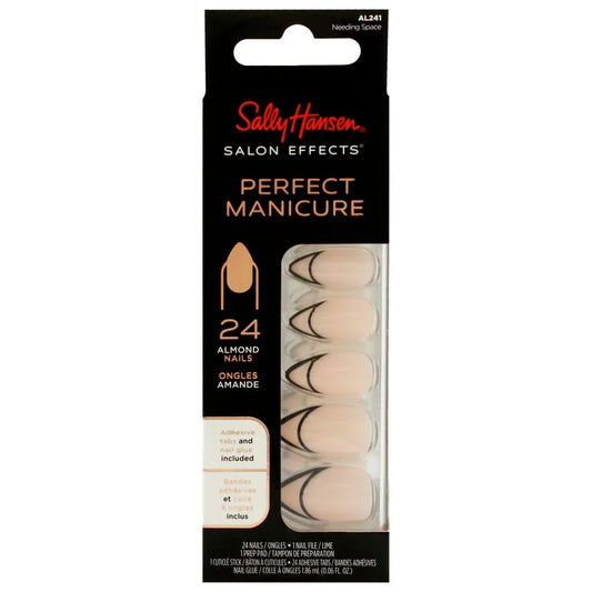 Sally Hansen  Perfect Manicure Press-On Nails Almond , Needing Space - Medaid
