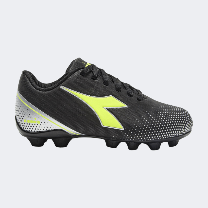 Diadora Pichichi 7 Md Gs-Boys Football Shoes Black/Silver - Medaid International