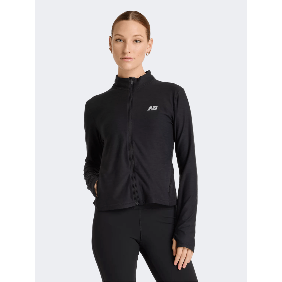 New Balance Space Dye Women Performance Jacket Black - Medaid International