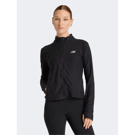 New Balance Space Dye Women Performance Jacket Black - Medaid International