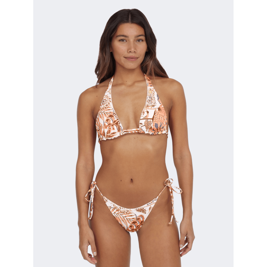 Oneill Mother Maracas Crochet Women Beach Bikini Set Orange - Medaid International