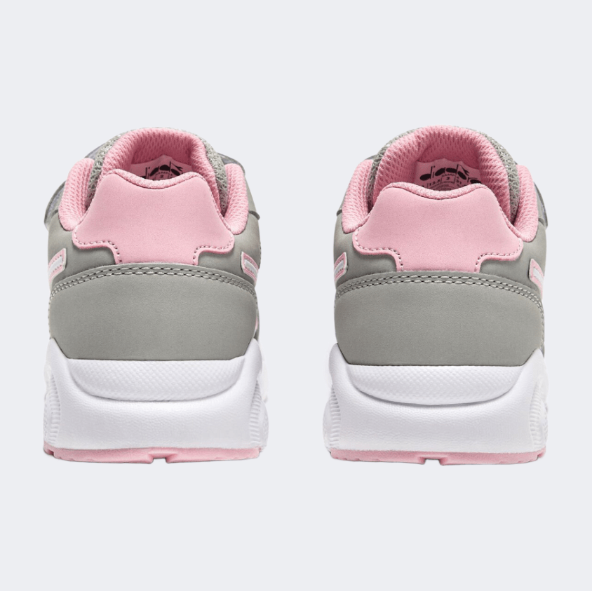 Diadora Falcon 5 Jr V Ps-Girls Running Shoes Silver/White - Medaid International