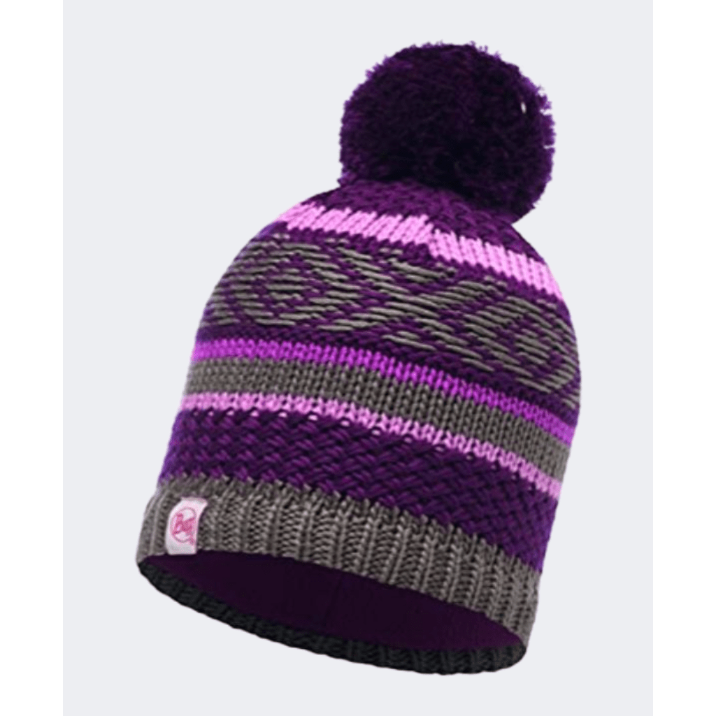 Buff Knitted And Polar Kids Lifestyle Beanie Purple - Medaid International