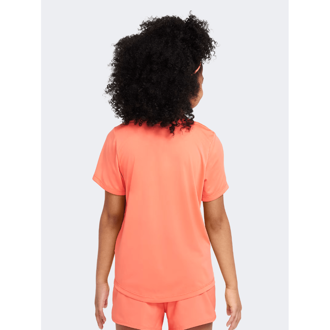 Nike One Fitted Girls Training T-Shirt Magic Ember - Medaid