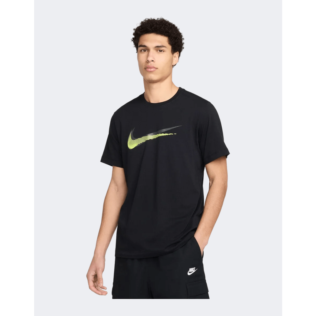 Nike Nsw Swoosh Logo Men Lifestyle T-Shirt Black - Medaid International