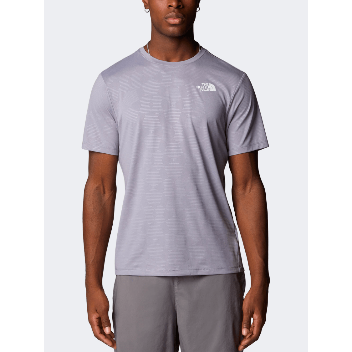 The North Face 24/7 Embossed Men Hiking T-Shirt Pearl Mist - Medaid International