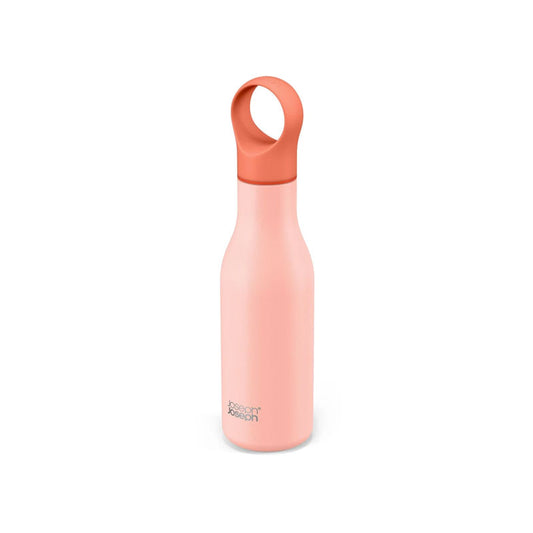 Joseph Joseph Loop™ 500ml Stainless-steel Vacuum Insulated Water Bottle Coral - Medaid