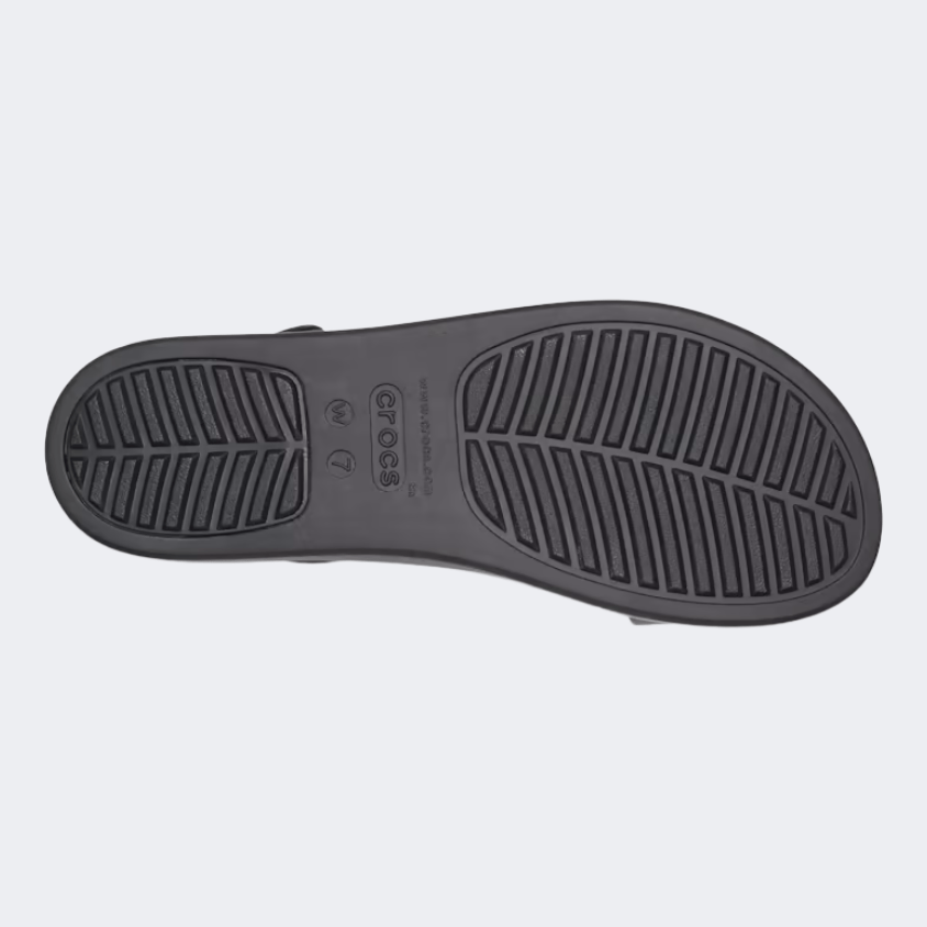 Crocs Brooklyn Low Wedge Women Lifestyle Sandal Black - Medaid