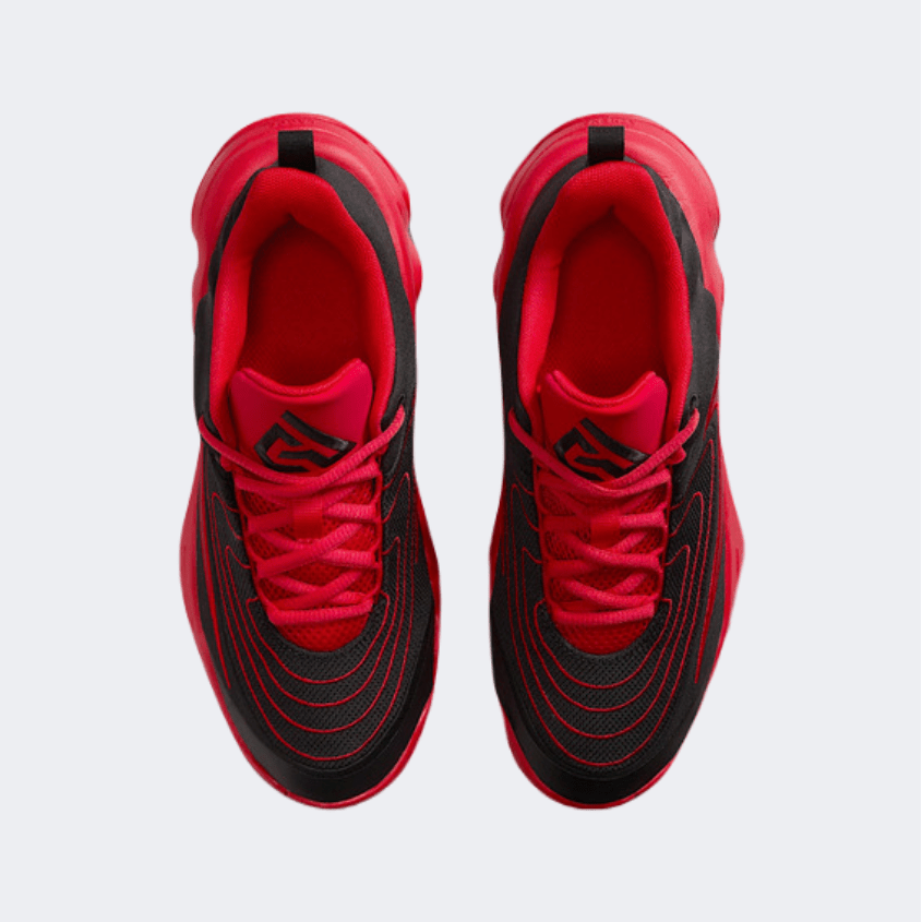 Nike Giannis Immortality 4 Gs-Boys Basketball Shoes Black/Red - Medaid