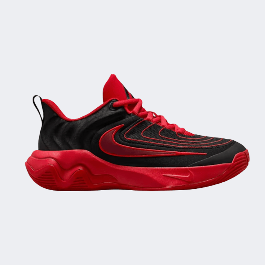 Nike Giannis Immortality 4 Gs-Boys Basketball Shoes Black/Red - Medaid
