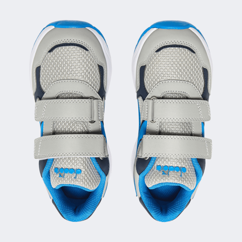 Diadora Falcon 5 Jr V Ps-Boys Running Shoes Silver/Blue - Medaid International
