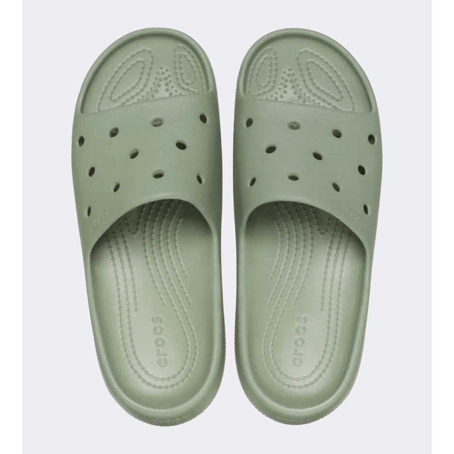 Crocs Classic V2 Unisex Lifestyle Slippers Moss - Medaid