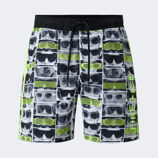 Fire And Ice Sorin Men Beach Swim Short Black - Medaid