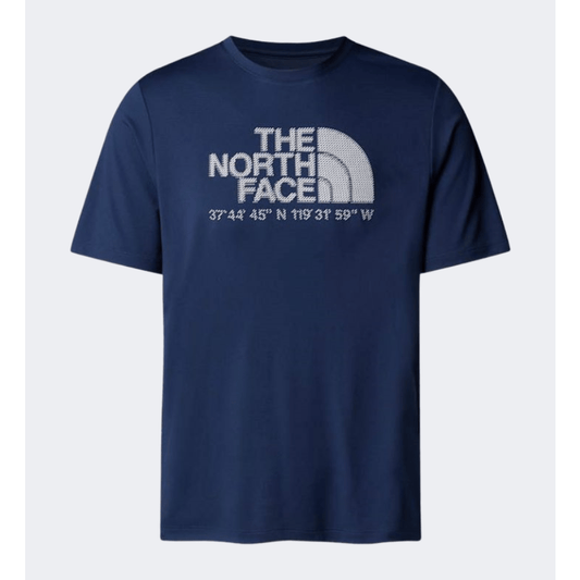 The North Face 24/7 Logo Graphic Regular Men Lifestyle T-Shirt Summit Navy - Medaid International