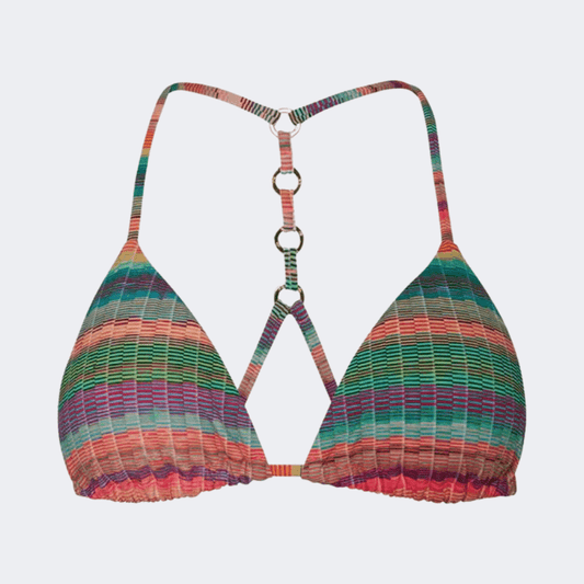 Pq Swim Amaya Chain Tri Women Beach Bra Multicolor - Medaid