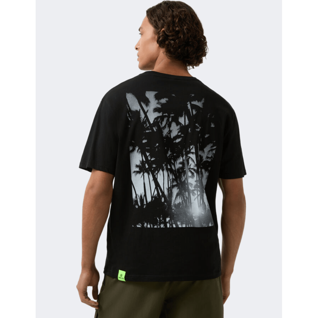 Fire And Ice Mick3  Men Lifestyle T-Shirt Black - Medaid