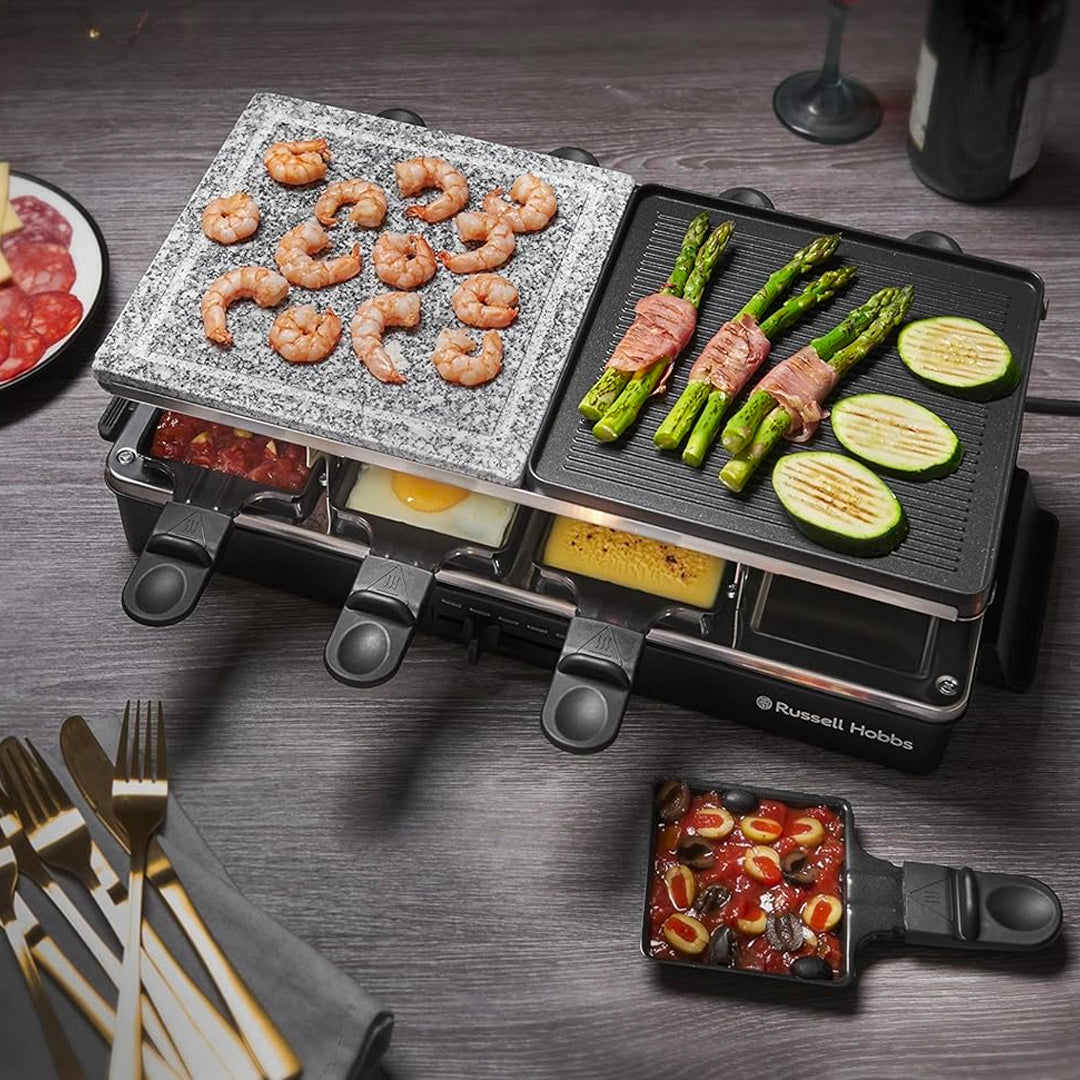 Russell Hobbs 3 in 1 Raclette - Medaid
