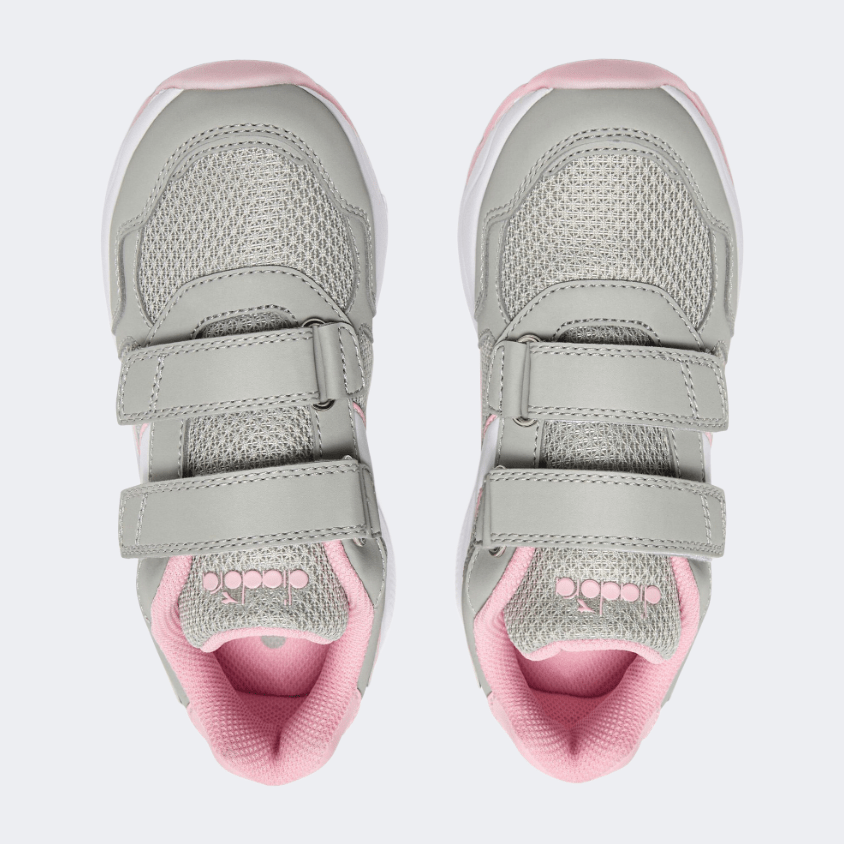 Diadora Falcon 5 Jr V Ps-Girls Running Shoes Silver/White - Medaid International