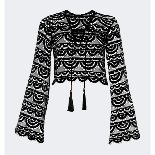 Pq Swim Midnight Noah Top Women Beach Shirt Black - Medaid