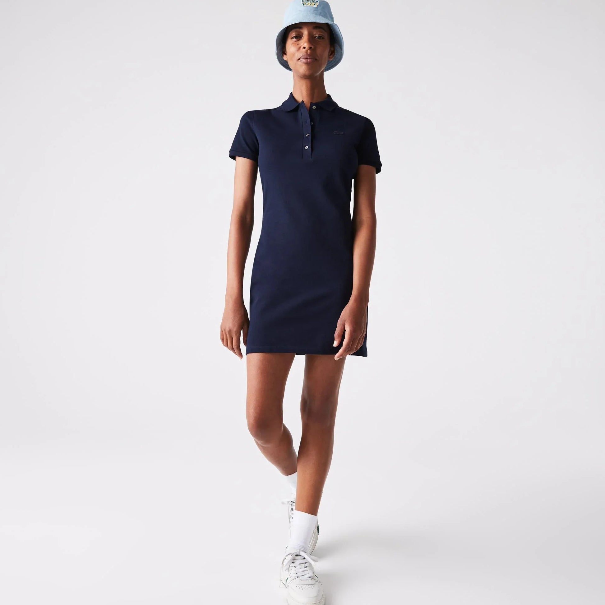 Women's Stretch Cotton Piqué Polo Dress - EF5473 - Medaid International