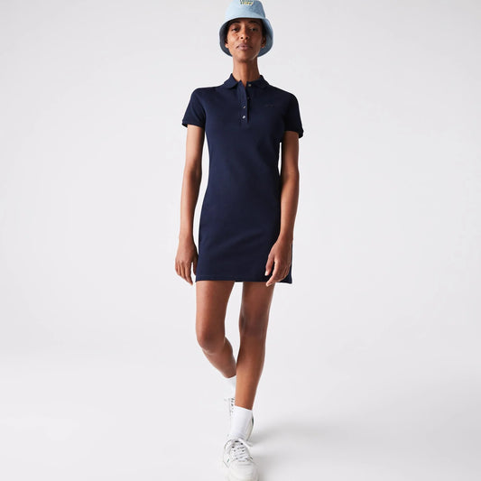 Women's Stretch Cotton Piqué Polo Dress - EF5473 - Medaid International