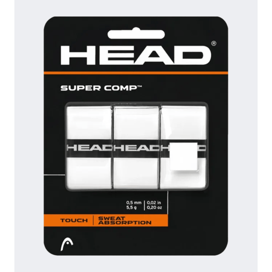 Head Super Comp Tennis Grip White - Medaid