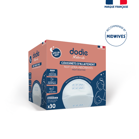 Dodie Nursing Pads Slim Night In Individual Pouch X30 - Medaid