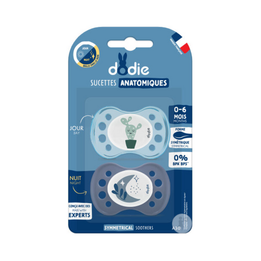 Dodie Soother 0-6 Months Duo Day Night A30 - Medaid