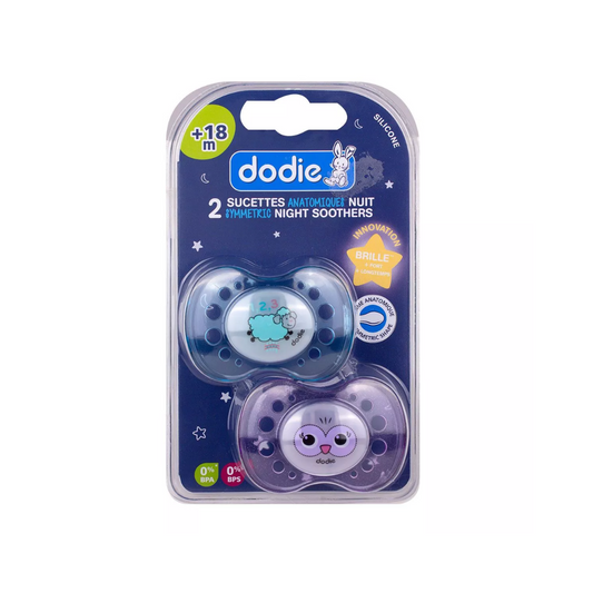 Dodie Soothers +18 Months Duo Mixte Night Animals A2 - Medaid
