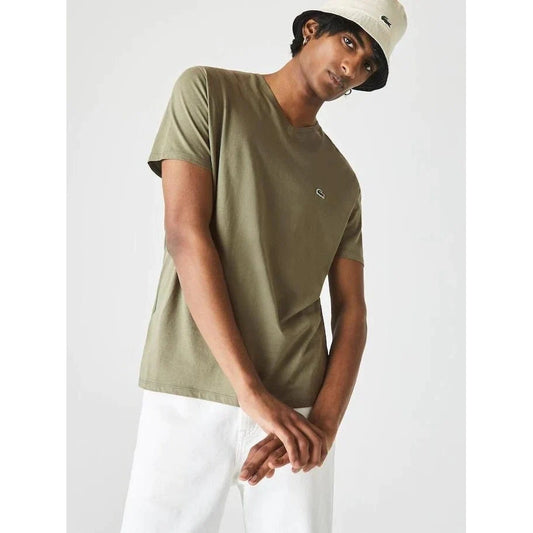 Men's V-neck Pima Cotton Jersey T-shirt - Medaid International