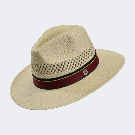 Stamion Fedora Rigato Men Beach Hat Natural - Medaid