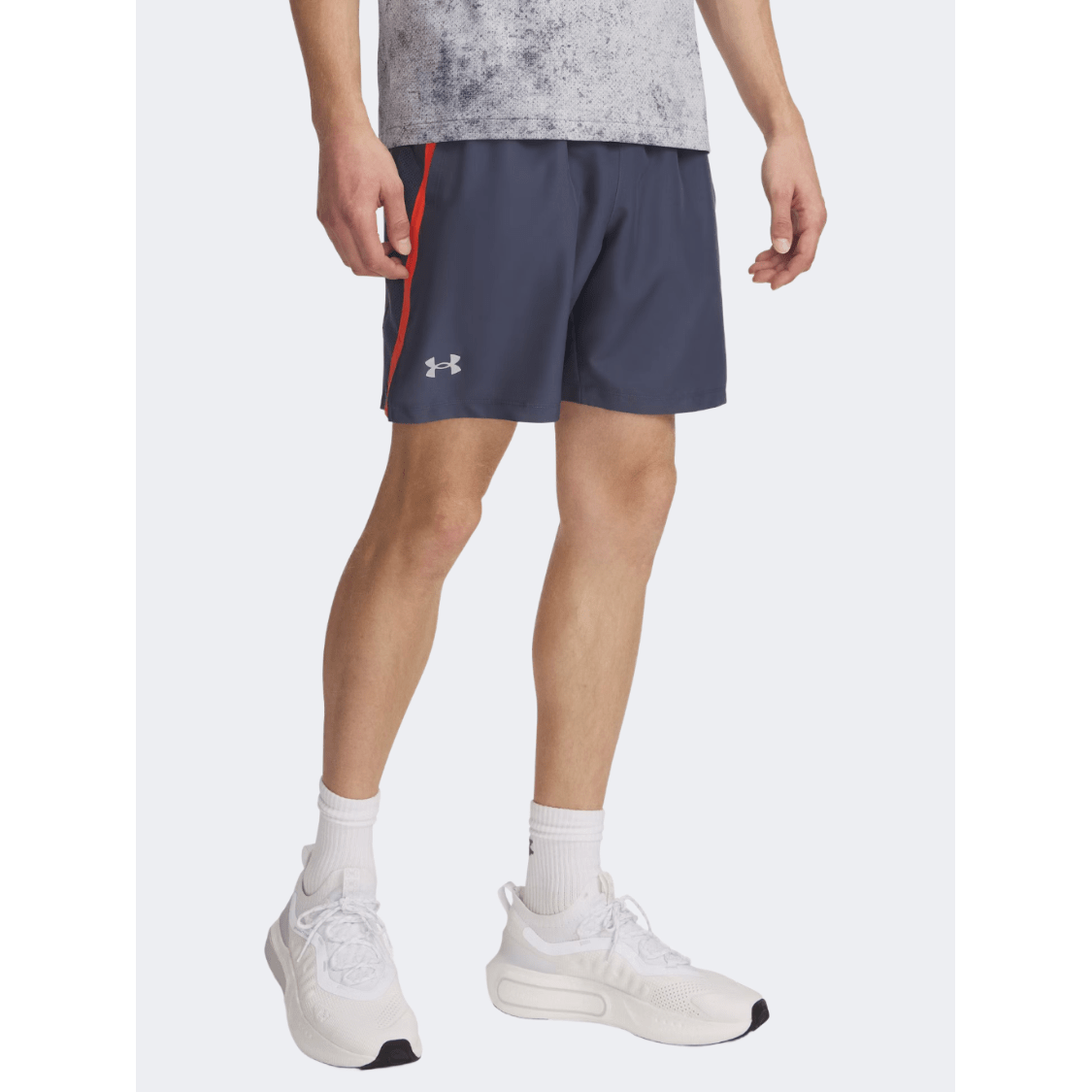 Under Armour Launch Men Running Short Downpour Gray - Medaid