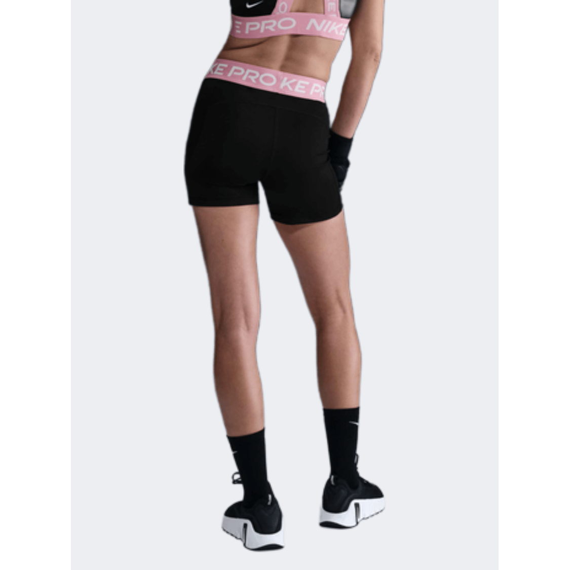 Nike Pro Women Training Bra Black/Pink - Medaid