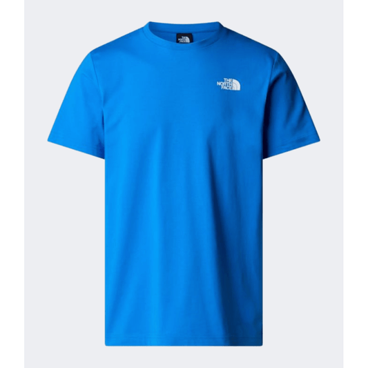 The North Face Vertical Men Lifestyle T-Shirt Hero Blue - Medaid