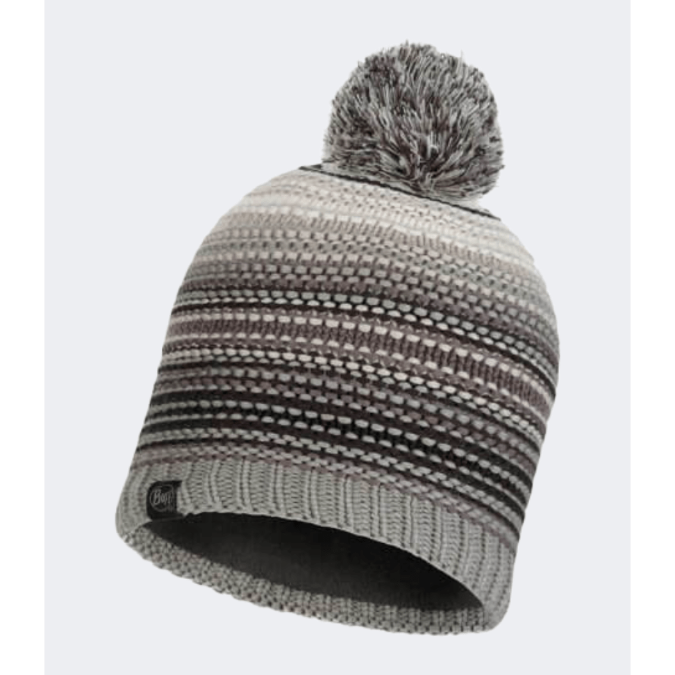 Buff Knitted And Polar Women Lifestyle Beanie Grey - Medaid International