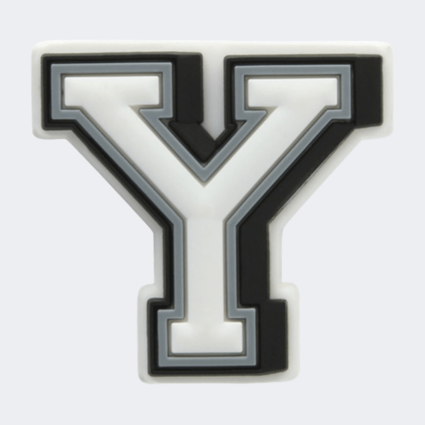 Crocs Letter Y Unisex Lifestyle Pins White/Black/Grey - Medaid International