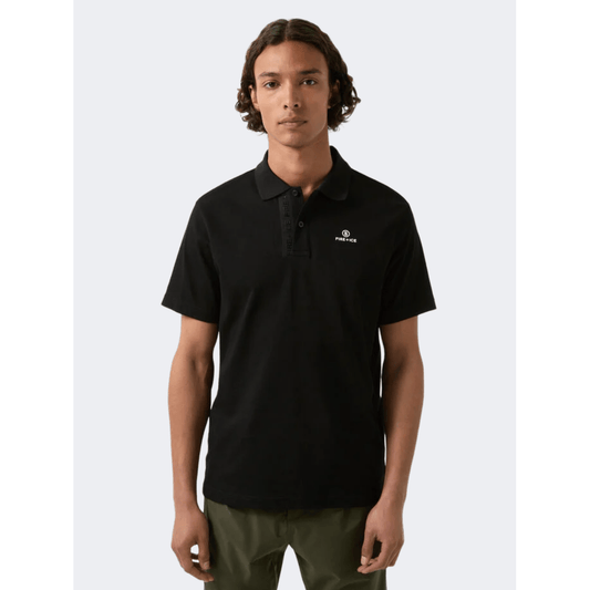 Fire And Ice Ramon4 Men Lifestyle Polo Short Sleeve Black - Medaid