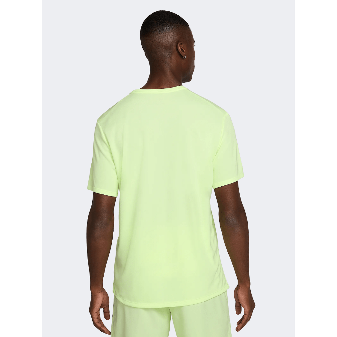 Nike Miler Run Energy Men Running T-Shirt Barely Volt - Medaid