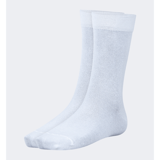 Top Ten Soft Unisex Lifestyle Socks White - Medaid