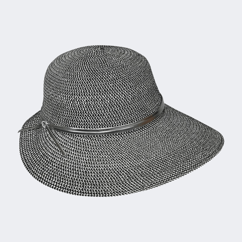 Stamion Japanese Women Beach Hat Black/Silver - Medaid