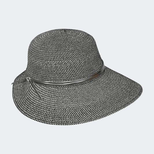 Stamion Japanese Women Beach Hat Black/Silver - Medaid