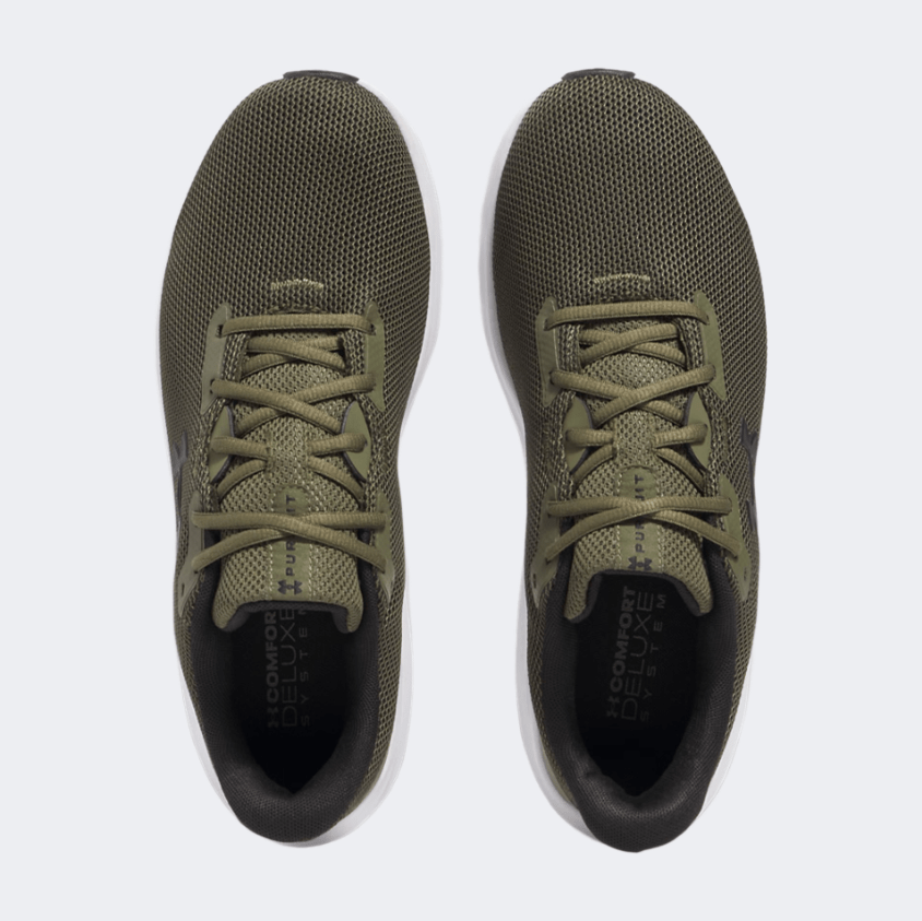 Under Armour Charged Pursuit 4 Men Running Sneakers Marine Od Green - Medaid