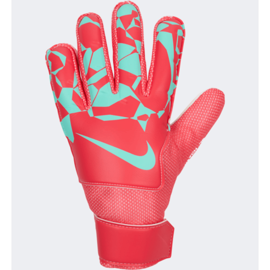 Nike Match Jr Boys Football Gloves Ember Glow/Green - Medaid International