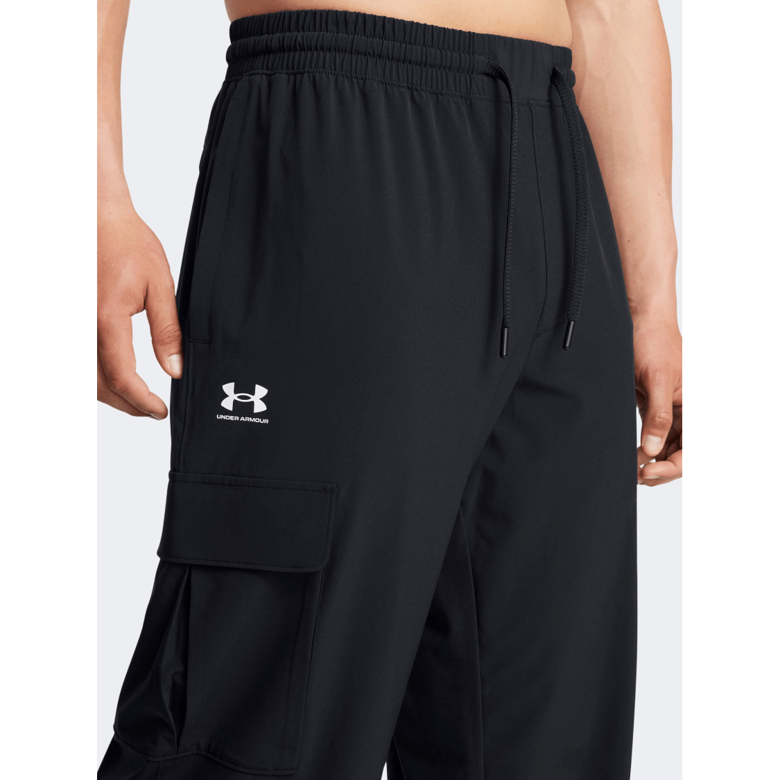 Under Armour Vibe Woven Cargo Men Lifestyle Pant Black/White - Medaid